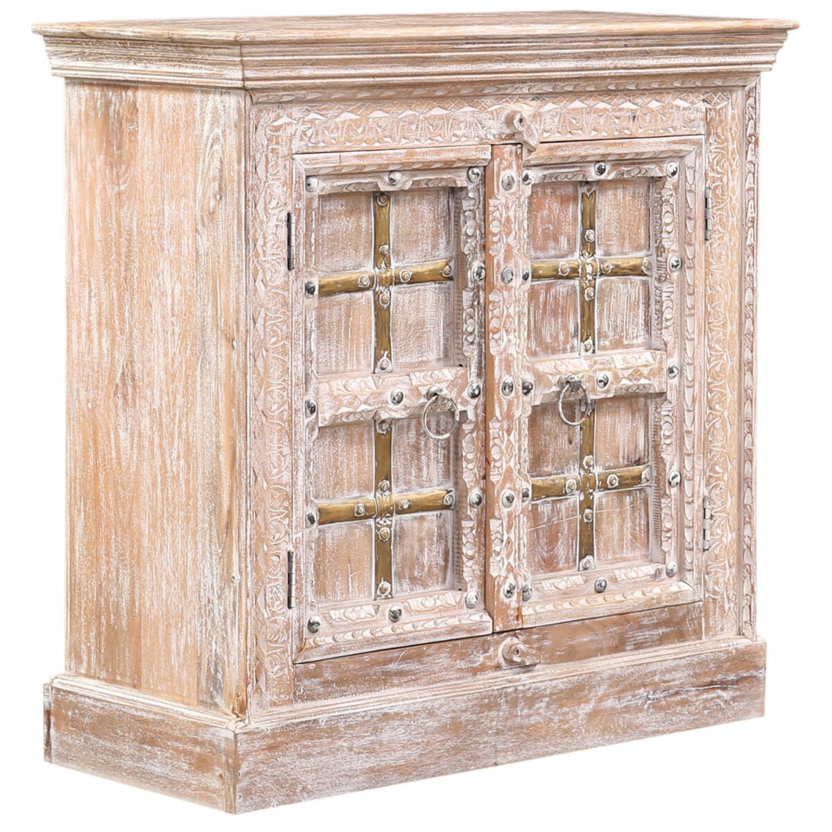 Aparador vintage de madera Hira Blanco box
