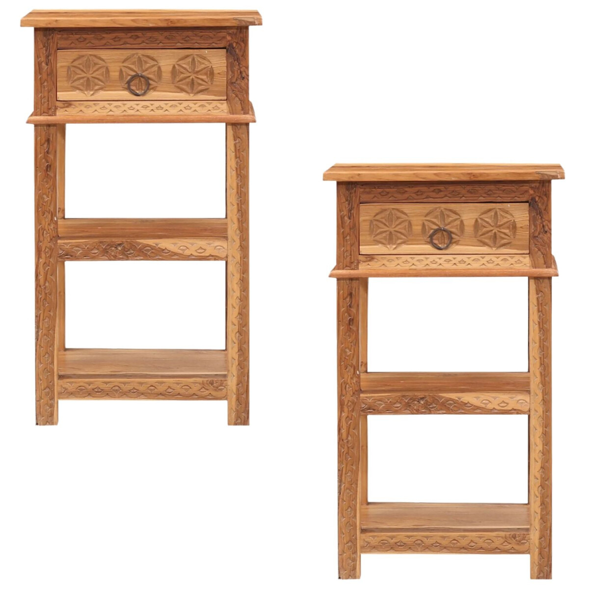 2er Set Nachttisch Jeffers Beistelltisch box