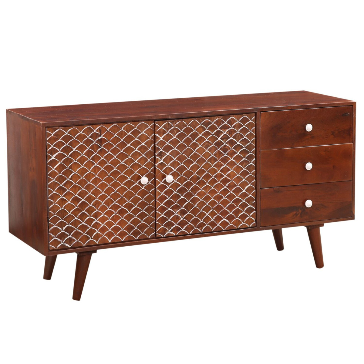 Mueble de televisión vintage con  box