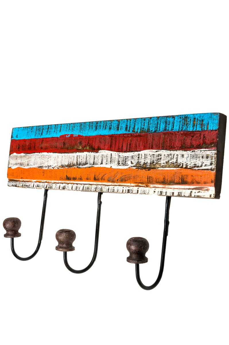 Perchero vintage Shanta de estilo shabby box