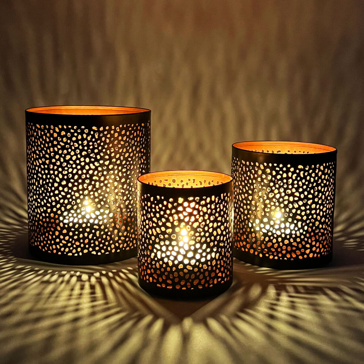 Portavelas orientales para velas de t&ea box