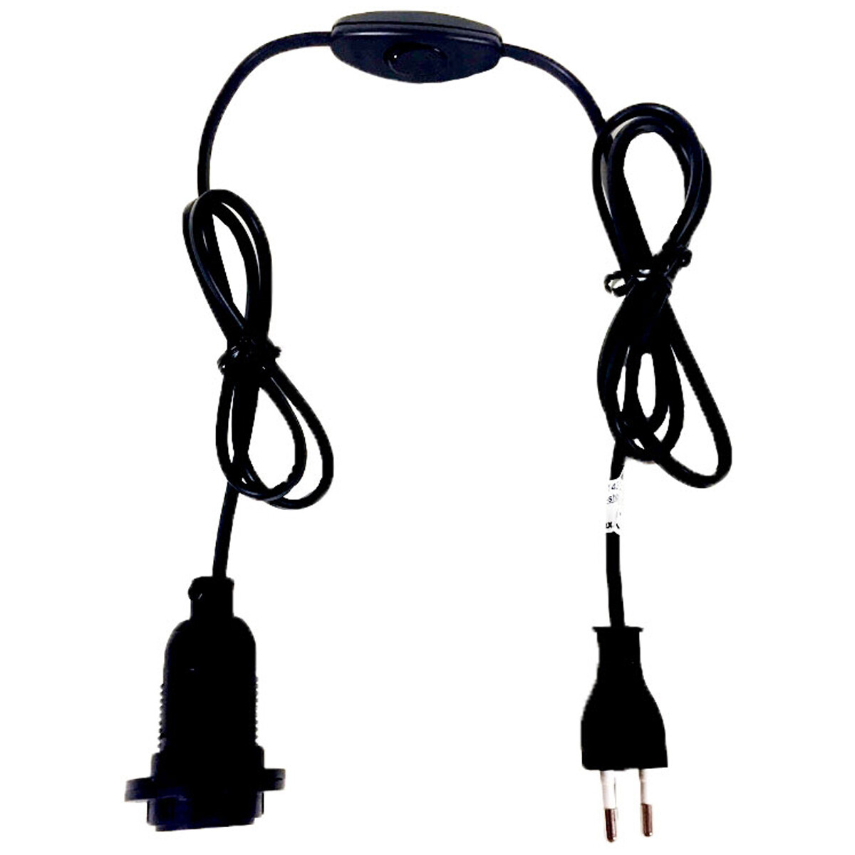 Cable eléctrico con casquillo E14 box