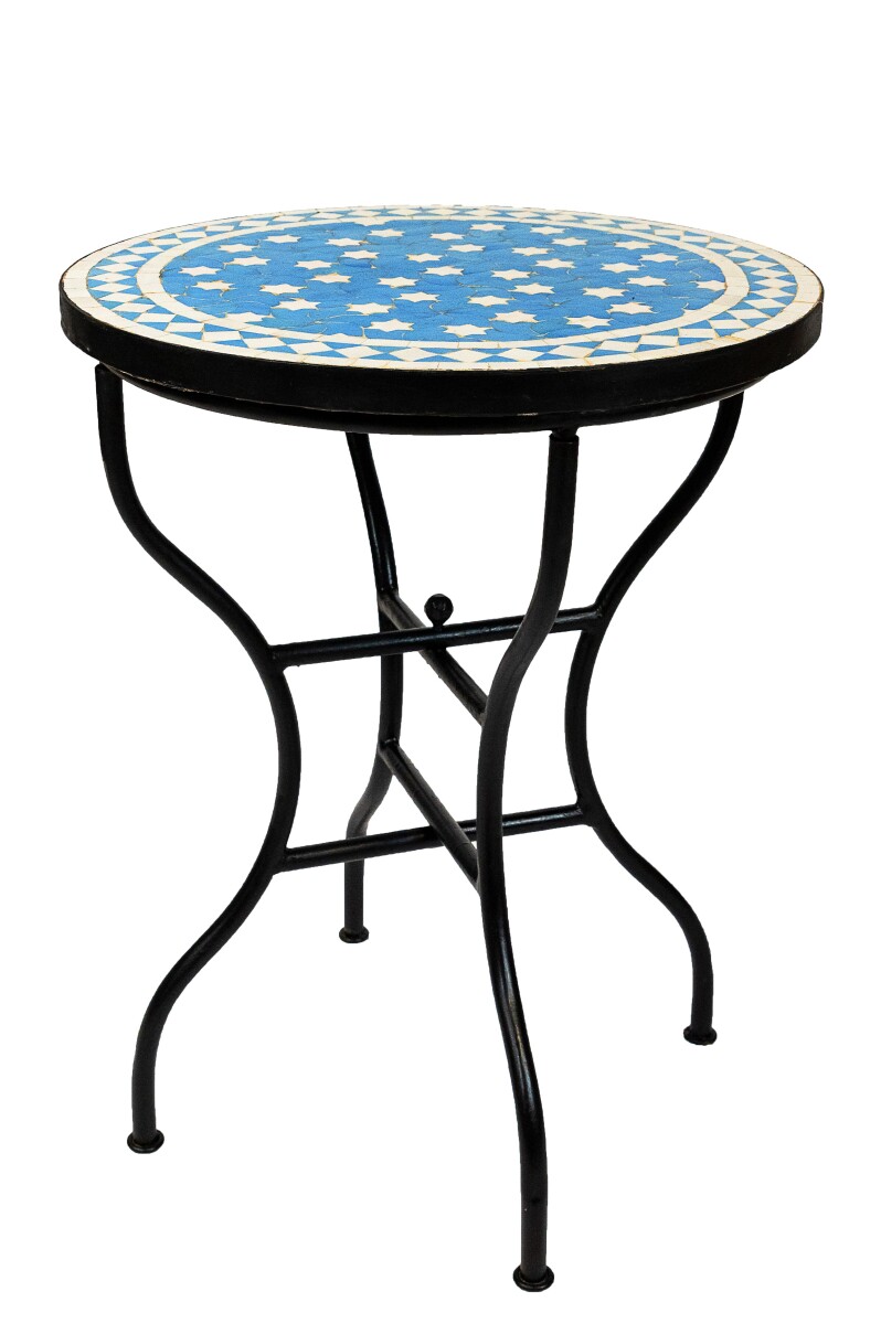 Mesa marroquí con mosaico «Estrella», tur