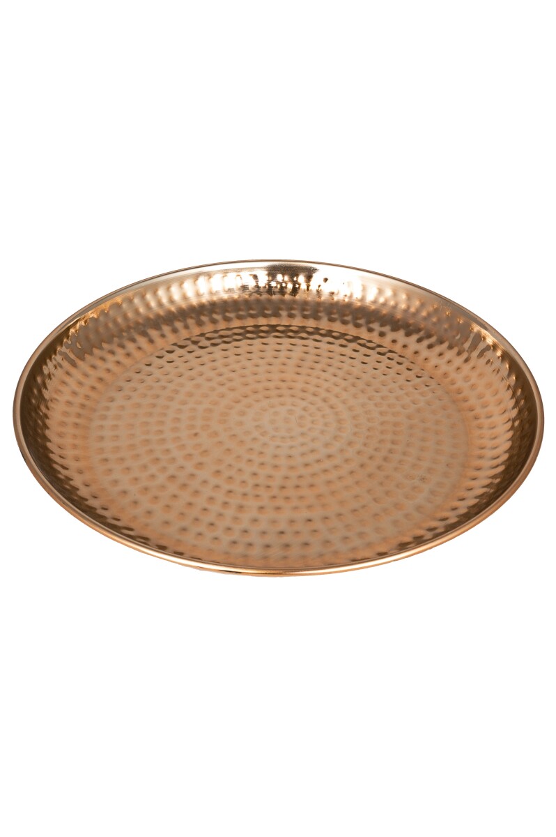 Bandeja oriental de metal Mia, 40 cm, co box
