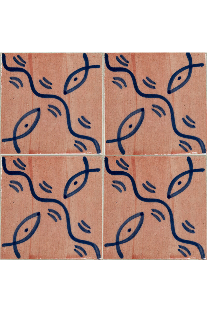 Juego de 4 azulejos marroquíes Ga box