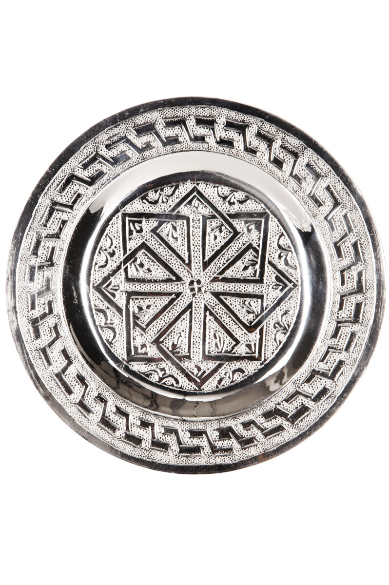 Bandeja oriental Mehdia, color plata, 16 cm