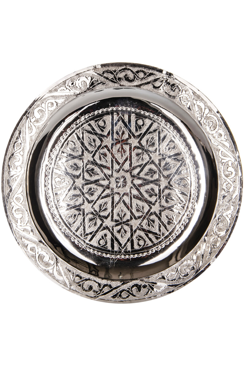 Bandeja oriental Mehdia, color plata, 25 box