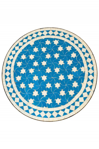 Turquesa y blanco