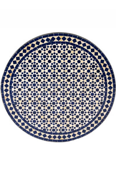 Beige y azul